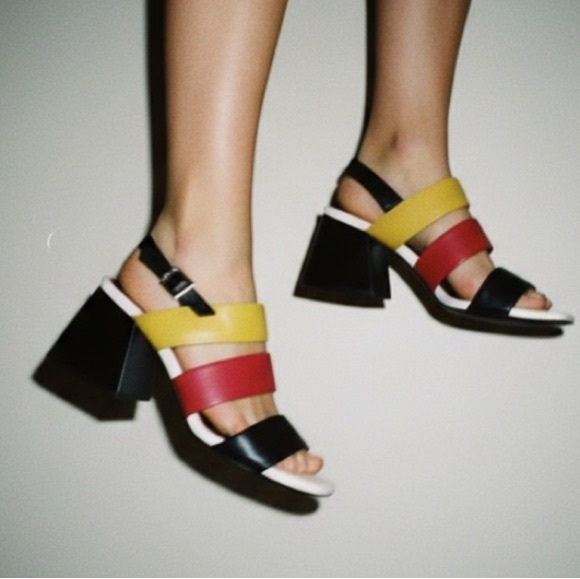 Rag & Bone Reese Block Heel Sandals in Color Multi - Picture 13 of 13